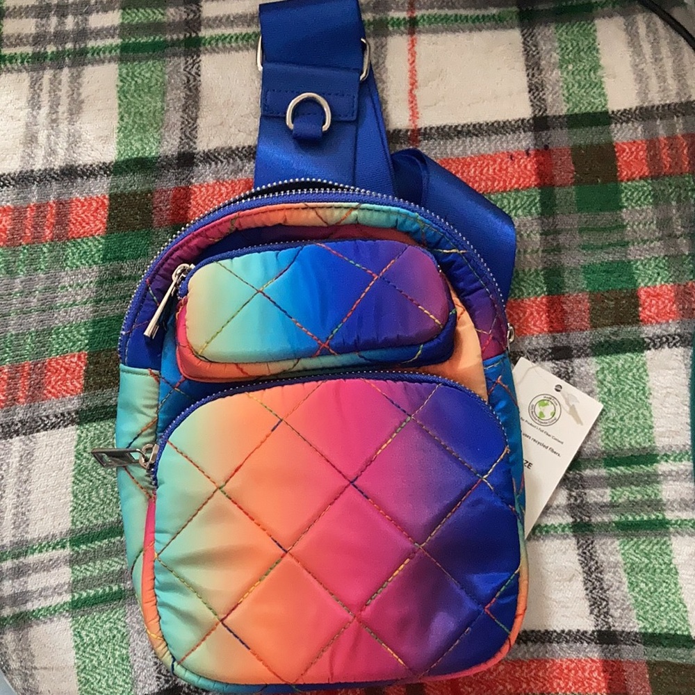 NEW Multi colored mini bag pack